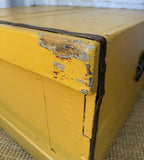 Vintage P&O Steamer Trunk | Original Metal Liner | Coffee Table | Storage Chest