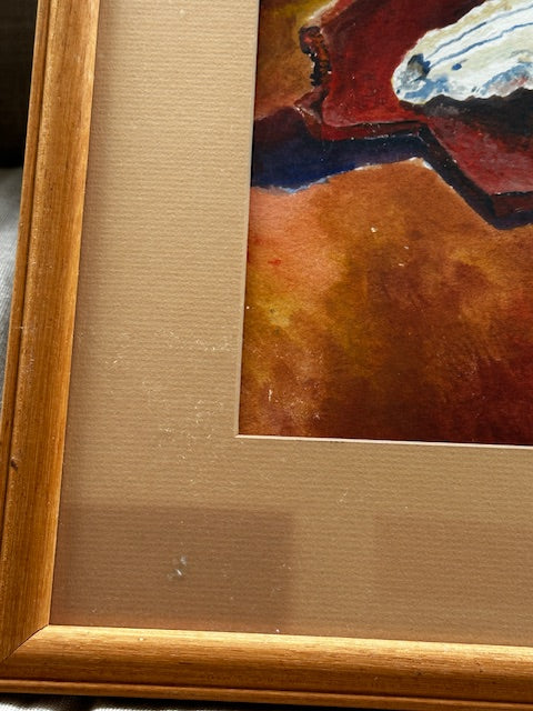 Large,Framed Still Life Painting, Vibrant, Bright, Colourful, Original Artwork, Gallery Wall Decor, Kitchen Art, Country Home Style Decor, Maximalist Art