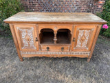 Antique Carved Oak Sideboard, Buffet, French Country, Farmhouse Style Decor, Dining Room, Living Room, Hall Console, Kitchen Dresser