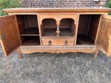 Antique Carved Oak Sideboard, Buffet, French Country, Farmhouse Style Decor, Dining Room, Living Room, Hall Console, Kitchen Dresser