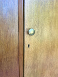 Mid Century Lebus Oak Gentleman's Wardrobe | Compact Single Wardrobe | Compact Oak Bedroom Storage