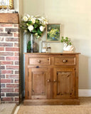 Vintage Pine Dresser Base With Open Shelving | English Country Kitchen Cupboard Storage | Dining Room | Kitchen Dresser | Traditional English Country Furniture