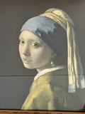 Vintage Framed Print Girl With The Pearl Earring, Johannes Vermeer, Classic Portrait Wall Art, Gallery Wall Decor, Famous Art