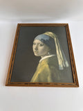 Vintage Framed Print Girl With The Pearl Earring, Johannes Vermeer, Classic Portrait Wall Art, Gallery Wall Decor, Famous Art