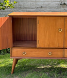 Mid Century Large Sideboard, Retro Drinks, Cocktail Cabinet, TV, Media Unit, Dining Room Storage, Living Room Decor, Mid Century Modern