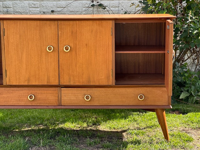 Mid Century Large Sideboard, Retro Drinks, Cocktail Cabinet, TV, Media Unit, Dining Room Storage, Living Room Decor, Mid Century Modern