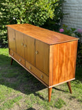 Mid Century Large Sideboard, Retro Drinks, Cocktail Cabinet, TV, Media Unit, Dining Room Storage, Living Room Decor, Mid Century Modern