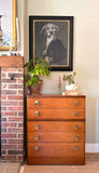 Mid Century Stag Cantata Chest Of Drawers, Tall Boy, Bedroom Furniture, Hall Console, Hall Storage, Danish, Scandi Decor