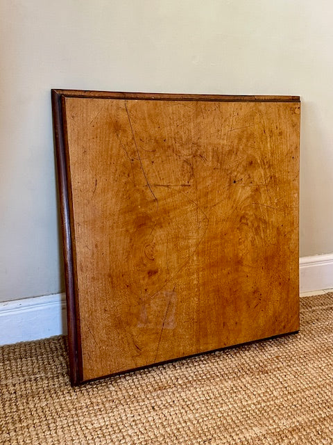 Antique Mahogany Pedestal Occasional Table, Country Hall Table