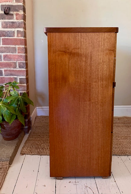 Mid Century Stag Cantata Chest Of Drawers, Tall Boy, Bedroom Furniture, Hall Console, Hall Storage, Danish, Scandi Decor