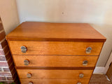 Mid Century Stag Cantata Chest Of Drawers, Tall Boy, Bedroom Furniture, Hall Console, Hall Storage, Danish, Scandi Decor