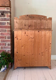 Vintage Antique Pine Side Board, Narrow, Kitchen Storage, Small Hall Console, Dining Room Furniture, Living Room, Bathroom Cabinet