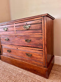 Antique Mahogany Chest Of Drawers, Bedroom Furniture, Hall Console, Living Room, Sofa Console, Cottagecore, English Country Home Decor