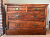 Antique Mahogany Chest Of Drawers, Bedroom Furniture, Hall Console, Living Room, Sofa Console, Cottagecore, English Country Home Decor