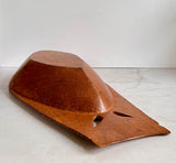 Vintage Hand Carved Large Wooden Fish Bowl, Fruit Bowl, Display, Wooden Tribal Bowl, Key Dish, Coffee Table Decor, Rustic Home Decor,