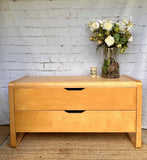 Vintage IKEA Anes Birch, Two Drawer Chest Of Drawers, Designed By Elen Johansson, Hall Console, Bedroom Furniture, Media Unit, Living Room Decor, Modern Scandi, Danish Inspired