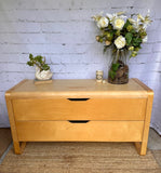 Vintage IKEA Anes Birch, Two Drawer Chest Of Drawers, Designed By Elen Johansson, Hall Console, Bedroom Furniture, Media Unit, Living Room Decor, Modern Scandi, Danish Inspired