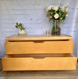 Vintage IKEA Anes Birch, Two Drawer Chest Of Drawers, Designed By Elen Johansson, Hall Console, Bedroom Furniture, Media Unit, Living Room Decor, Modern Scandi, Danish Inspired