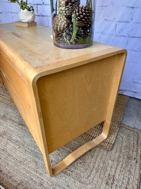 Vintage IKEA Anes Birch, Two Drawer Chest Of Drawers, Designed By Elen Johansson, Hall Console, Bedroom Furniture, Media Unit, Living Room Decor, Modern Scandi, Danish Inspired