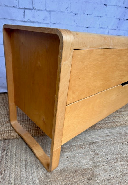 Vintage IKEA Anes Birch, Two Drawer Chest Of Drawers, Designed By Elen Johansson, Hall Console, Bedroom Furniture, Media Unit, Living Room Decor, Modern Scandi, Danish Inspired