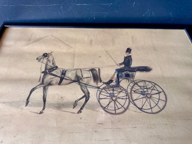 A Pair Of Antique Lithographs By Henry Thomas Alken, Hand Painted, English Antiques, Framed Original Art Work, Gallery Wall Decor, Country Home