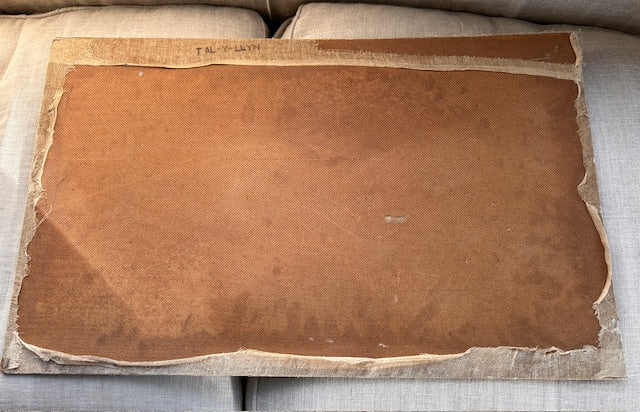 Vintage Landscape Oil Painting On Board, Seascape, Signed Artwork, Nature Inspired, Hanging Gallery Wall Art, Kitchen Shelf Art