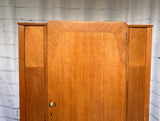 Small Mid Century Lebus Gentleman's Wardrobe, Bedroom Furniture, Children's Wardrobe, Mid Century Modern, Small Coat Closet, Hall Storage Cupboard, Retro, Scandi  Decor