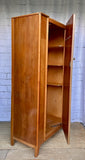 Small Mid Century Lebus Gentleman's Wardrobe, Bedroom Furniture, Children's Wardrobe, Mid Century Modern, Small Coat Closet, Hall Storage Cupboard, Retro, Scandi  Decor