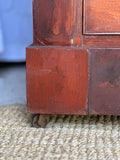 Early Victorian Flame Mahogany Chest of Drawers | Antique Mahogany Chest | English Country Furniture