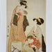 Vintage Japanese Print, Japanese Art, Oriental Illustrations, Geisha Print, Framed Art Double Sided Print, Japanese Wall Art