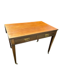 Antique Regency Style Mahogany Writing Table, Desk, Hall Console, Drop Leaf, Extendable Library Table, Sofa Console Table, Study, Living Room Furniture, Occasional Table, English Country Home Style Decor