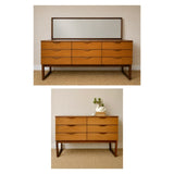 Vintage Europa Dressing Table With Mirror | Mid-Century Sideboard & Media Unit