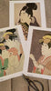 Vintage Framed Japandi Wall Art, Japanese Man Print, Oriental Illustrations, Chinioisere, Book Plate, Gallery Wall, Original, Japandi Decor