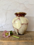 Vintage Vase, Pink And White Marble Vase, Glass Vase, Flower Vase, Spring Table Decor, Ceramic Vase, Flower Vase, Mothers Day Gifts