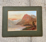 Vintage Oil Landscape Painting, Miniature, Pair Of, Unframed, Original Art, On Board, English Countryside, For Framing, Gallery Wall Decor