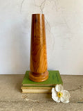 Small Wooden Bud Vase, Vintage Flower Vase, Small Handmade, Decorative, Mid Century, Inspired By Nature,  Rustic, Boho, Cottagecore Decor