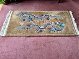 Vintage Chinese Rug, Chinese Dragon, Tapestry Rug, Oriental Rug, Japandi Decor, Oriental Style Wool Carpet, Living Room, Bedroom Decor